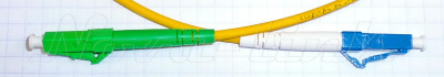 LCU-SCA-1.5, Шнур оптический соединительный SM LC/UPC-SC/APC,  1,5м, 2мм, LSZH G.652